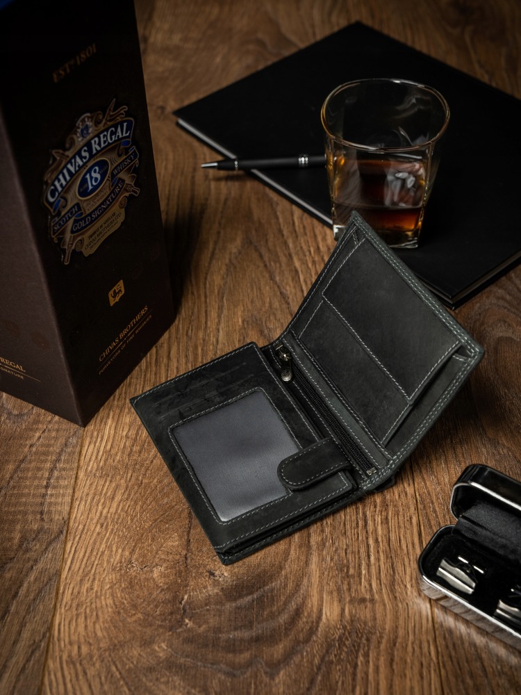Гаманець чоловічий Buffalo Wild N4-B-MHU BLACK Гаманець чоловічий Buffalo Wild N4-B-MHU BLACK
